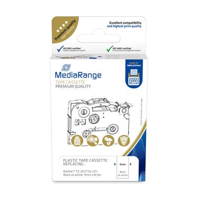 EAN 4260459618317 - MediaRange MRBTZ221 etiqueta de impresora Negro imagen 2