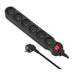 EAN 5902211110705 - Maclean MCE225 base múltiple 1,5 m 6 salidas AC Interior Negro imagen 1