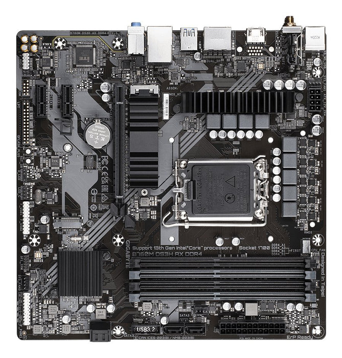 EAN 4719331850869 - GIGABYTE B760M DS3H AX DDR4 placa base Intel B760 Express LGA 1700 micro ATX imagen 5