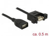 EAN 4043619854592 - DeLOCK 85459 cable USB USB 2.0 0,5 m USB A 0,48 Gbit/s Negro imagen 1