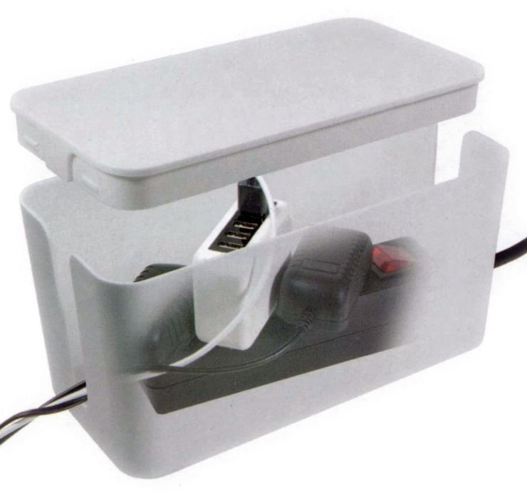 EAN 7611990145355 - VALUE 19.99.3236 organizador de cables Caja de cables Blanco 1 pieza(s) imagen 6