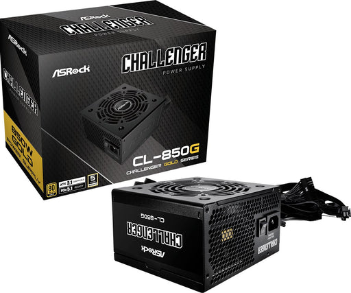 EAN 4710483948350 - Asrock Challenger CL-850G unidad de fuente de alimentación 850 W 20+4 pin ATX ATX Negro imagen 1