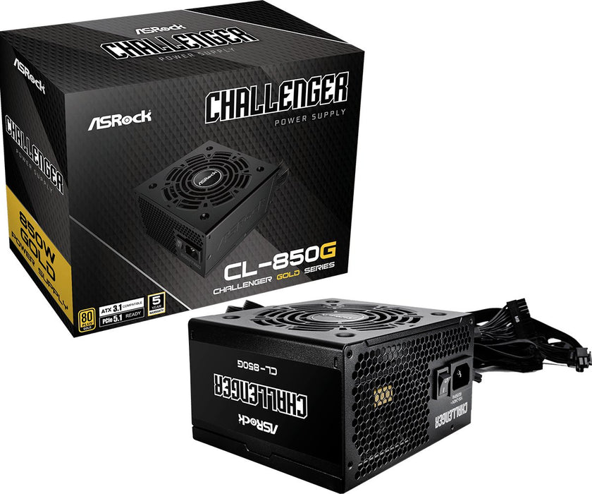 EAN 4710483948350 - Asrock Challenger CL-850G unidad de fuente de alimentación 850 W 20+4 pin ATX ATX Negro imagen 1