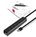 EAN 8595247903150 - Axagon HUE-SA7BP hub de interfaz USB 3.2 Gen 1 (3.1 Gen 1) Type-A 5000 Mbit/s Negro imagen 2