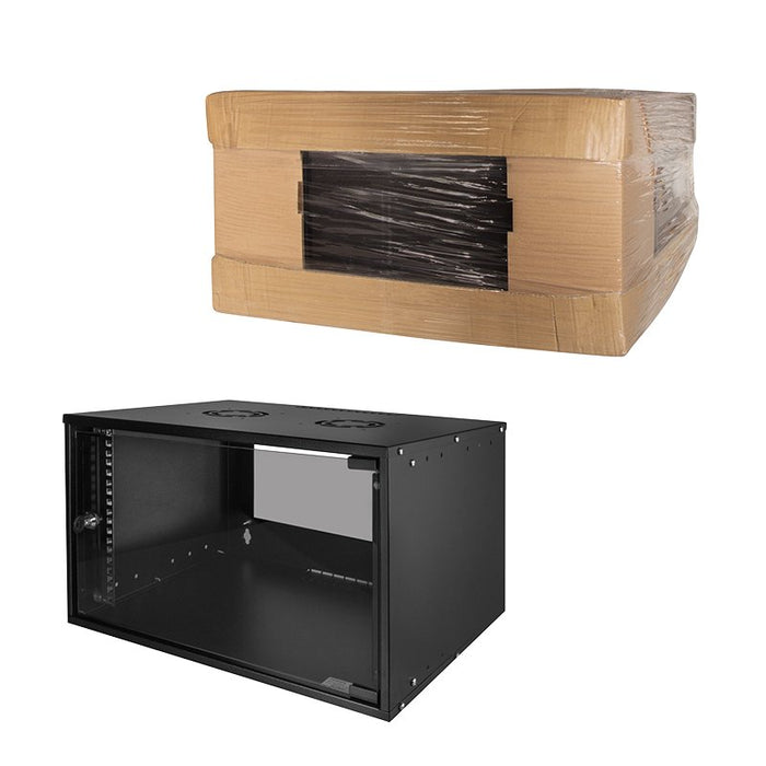 EAN 8698800003646 - LogiLink W06C55B armario rack 6U Bastidor de pared Negro imagen 10