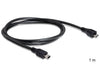 EAN 4043619831777 - DeLOCK 1m USB2.0 microB/miniB cable USB Micro-USB B Mini-USB B Negro imagen 2