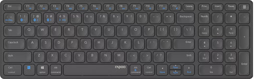 EAN 6940056121608 - Rapoo 00215871 teclado Oficina RF Wireless + Bluetooth QWERTY Inglés Negro imagen 1