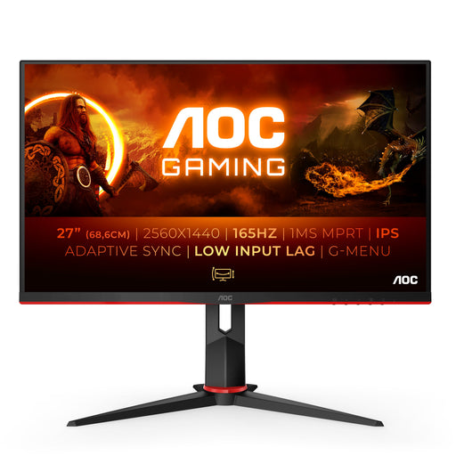 EAN 4038986180214 - AOC Q27G2S/EU pantalla para PC 68,6 cm (27") 2560 x 1440 Pixeles Quad HD LED Negro, Rojo imagen 1