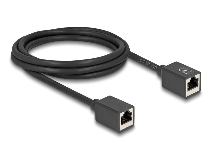 EAN 4043619903313 - DeLOCK 90331 cable de red Negro 2 m Cat6a S/FTP (S-STP) imagen 1