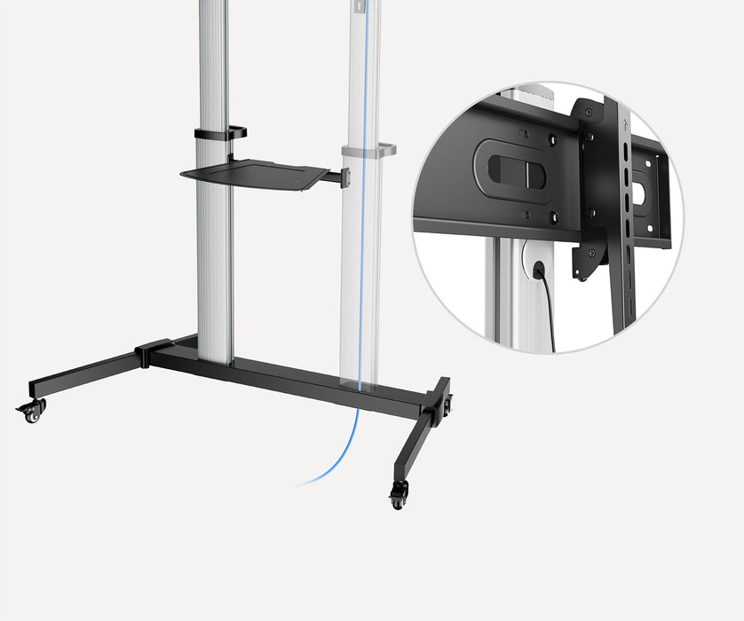 EAN 766623462563 - Manhattan 462563 soporte para TV 2,54 m (100") Negro, Plata imagen 8