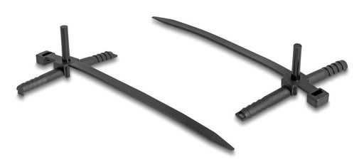 EAN 4043619189144 - DeLOCK 18914 presilla Bridas adherentes para cables Nylon Negro 100 pieza(s) imagen 2