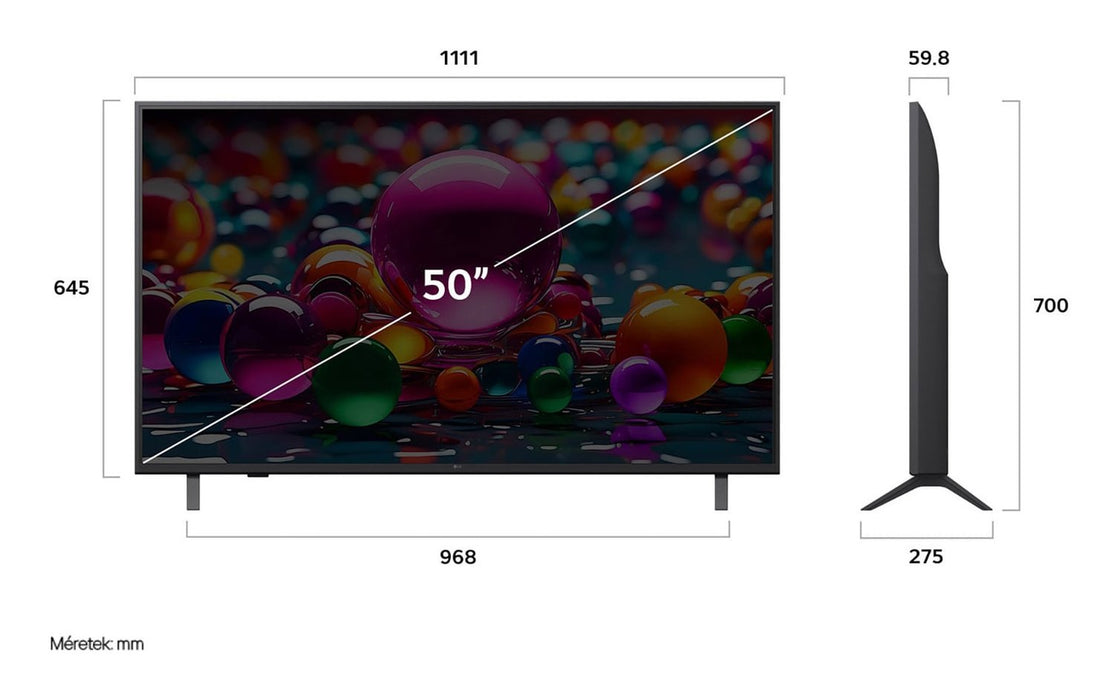 EAN 8806096340165 - LG 50UA73003LA Televisor 127 cm (50") 4K Ultra HD Negro imagen 4