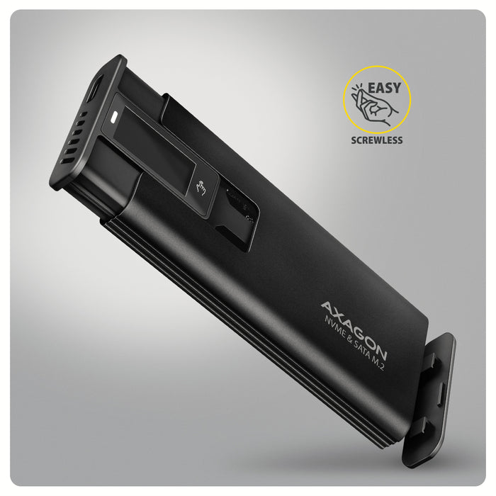EAN 8595247909848 - Axagon EEM2-SD2B caja para disco duro externo Caja externa para unidad de estado sólido (SSD) Negro M.2 imagen 6