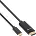 EAN 4043718271214 - InLine 64111 adaptador de cable de vídeo 1 m USB Tipo C HDMI Negro imagen 1