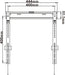 EAN 5907595440059 - Omega OUTV400SF soporte para TV 152,4 cm (60") Negro imagen 6