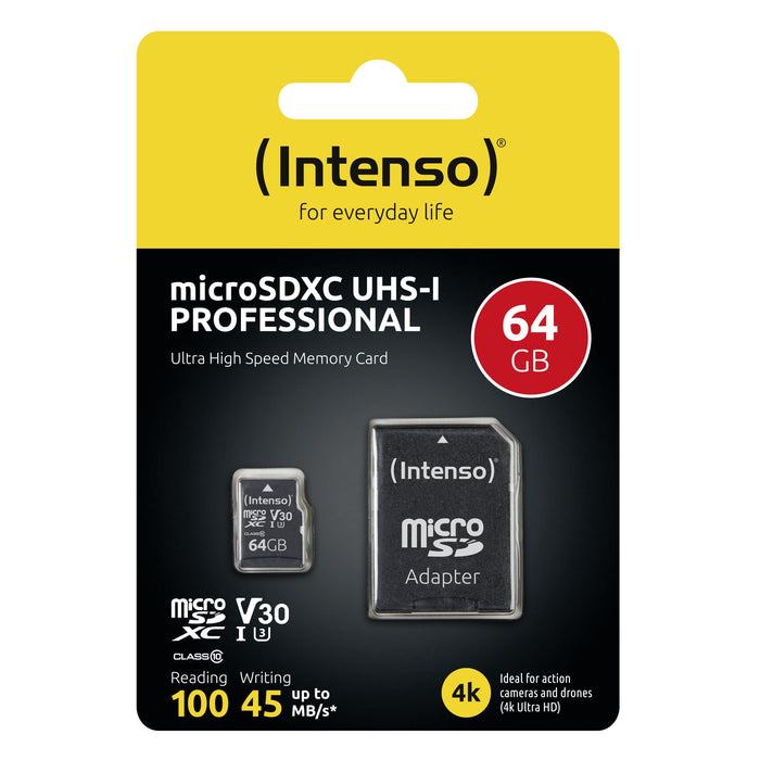 EAN 4034303022366 - Intenso 3433490 memoria flash 64 GB MicroSDXC UHS-I Clase 10 imagen 4