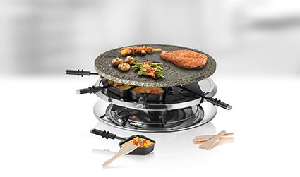 EAN 4011689487262 - Unold 48726 parrilla de interior 8 personas(s) 1300 W Negro, Acero inoxidable imagen 11