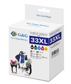 EAN 6942383156605 - G&G NP5-E-3351/3361-4 cartucho de tinta 4 pieza(s) Compatible Negro, Cian, Magenta, Amarillo imagen 3