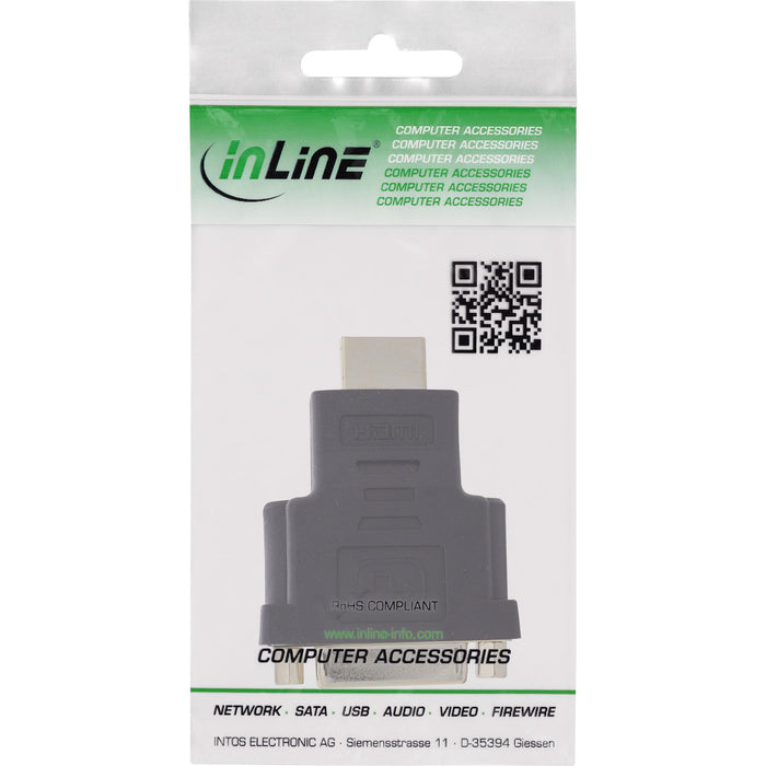 EAN 4043718097180 - InLine 17670P cambiador de género para cable DVI-D female DVI-D Negro imagen 3