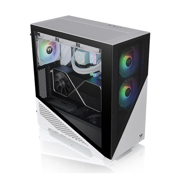EAN 4713227527873 - Thermaltake Divider 370 TG Midi Tower Negro, Blanco imagen 2