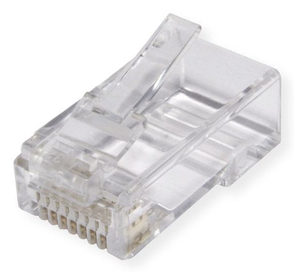 EAN 7630049634893 - ROLINE 21.17.3098 conector RJ-45 Oro, Transparente imagen 1