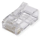 EAN 7630049634893 - ROLINE 21.17.3098 conector RJ-45 Oro, Transparente imagen 1