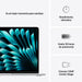 EAN 0195949889004 - Apple MacBook Air Apple M M4 Portátil 34,5 cm (13.6") 24 GB 512 GB SSD Wi-Fi 6E (802.11ax) macOS Sequoia  imagen 10