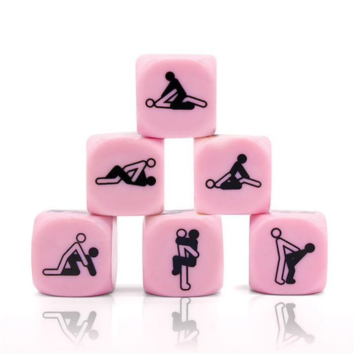 Dado Kamasutra Pictogramas 6 Posturas 25 Mm