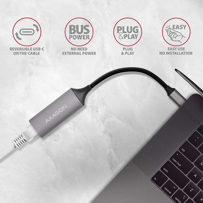 EAN 8595247905574 - Axagon ADE-TRC adaptador y tarjeta de red Ethernet 1000 Mbit/s imagen 3