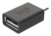EAN 5099206097506 - Logitech 956-000005 cambiador de género para cable USB C USB A Grafito imagen 1