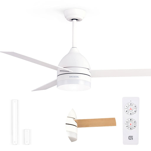 EAN 8426156017709 - Grunkel SKYECO-52 ventilador Blanco, Madera imagen 1
