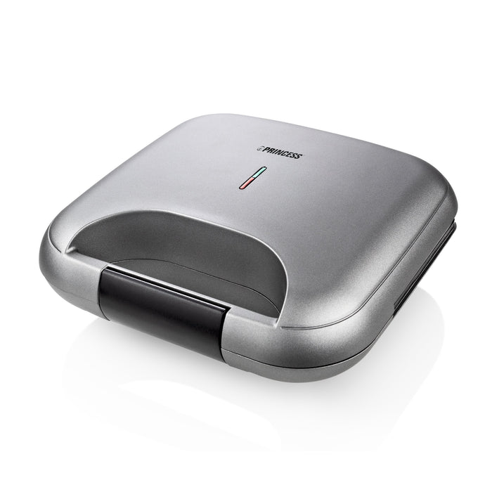 EAN 8713016082497 - Princess 127003 sandwichera 750 W Negro, Plata imagen 6