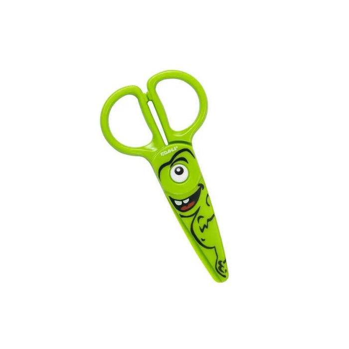 Dahle 54678 Kids Tijeras Infantiles 12cm Para Los Mas Pequeños - Hojas De Plastico - Puntas Redondeadas - Modelo Dino -
