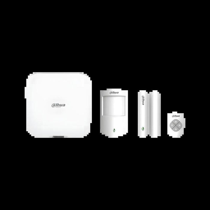Dahua-5317n Kit De Alarma Vía Radio Dahua Con Ethernet, Wi-Fi, 4g Y Verificación Por Vídeo
