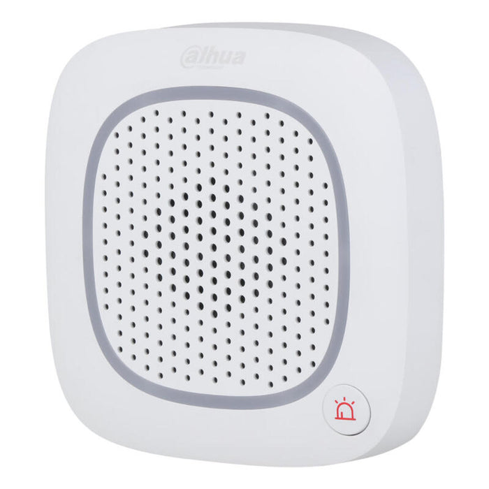 Dahua Ara14-W2(868) Sirena Vía Radio 868mhz 100db Comunicación Bidireccional + Botón Pánico. Grado2