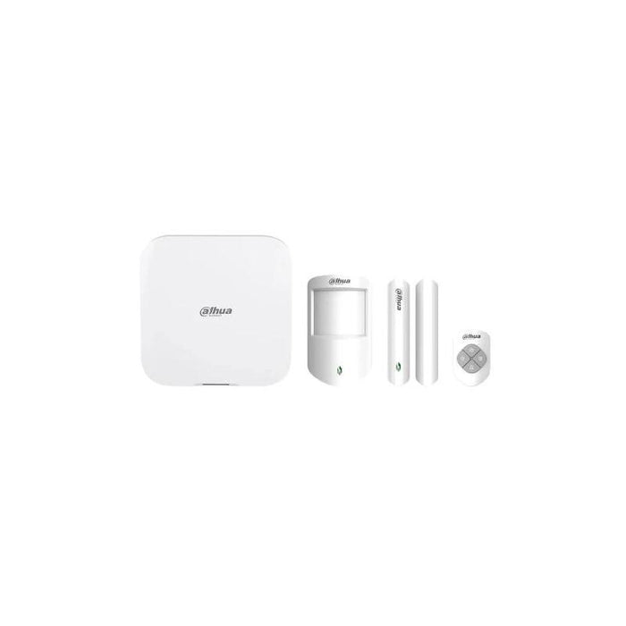 Dahua Art-Arc3800h-03-Cam-Fw2(868) Kit Alarma Vía Radio 868mhz: 1 Hub 2 4g + 1 Detector Pircam + 1 Contacto + 1 Mando. Grado2
