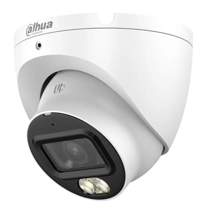 Dahua Hac-Hdw1801tlm-Il-A-0280b-S3-Dip Minidomo Hdcvi 4en1 4k Wdr Iluminación Dual Led30m/Ir30m 2.8mm Ip67 Mic