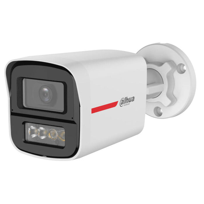 Dahua Hac-Hfw1249x-Il-A-Pro Tubular Hdcvi 4en1 Wizcolor Pro H265 2m Wdr130db Iluminación Dual Led50m/Ir50m 2.8mm Ip67 Dualmic