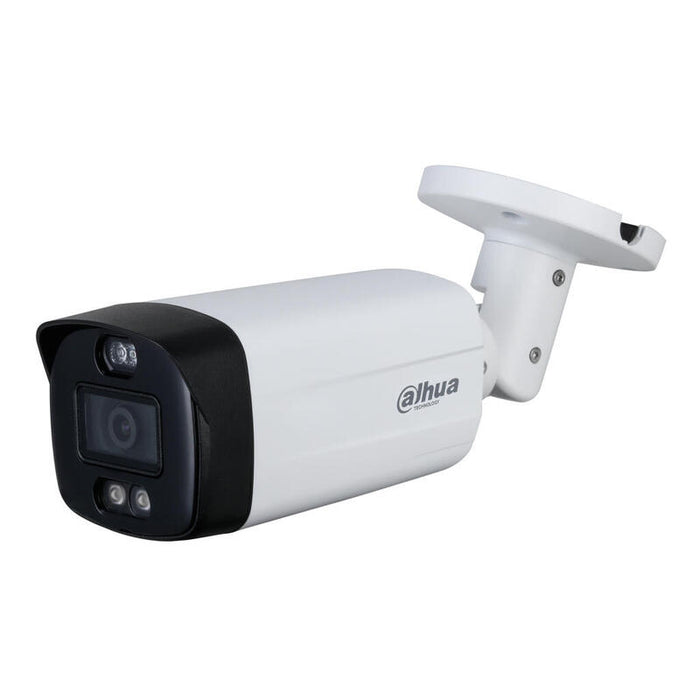 Dahua Hac-Me1800th-Pv-0360b Tubular Hdcvi 4en1 4k Dwdr Ir80m 3.6mm Disuasión Activa Ip67