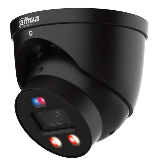 Dahua Ipc-Hdw3849h-As-Pv-0280b-Pro-B Minidomo Ip Wizcolor Tioc Pro H265 8m Wdr Iluminación Dual Led30m/Ir30m 2.8mm Ip67 Poe Mic/Altavoz Audio E/S Ai Color Negro