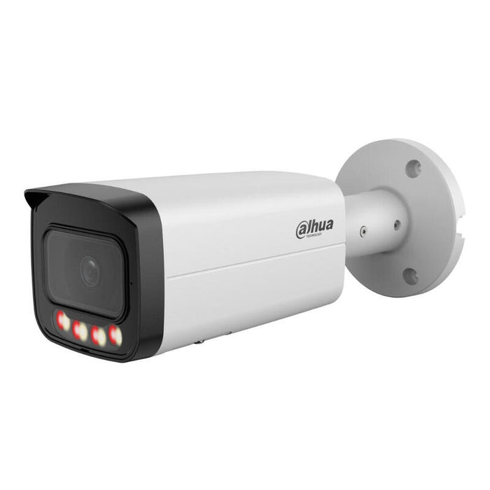 Dahua Ipc-Hfw5459t-Ase-Il-0280b Tubular Ip 4m H265 Full Color Wdr140db Iluminación Dual Led60m/Ir80m 2.8mm Ip67 Ik10 Epoe Audio Mic E/S Ai