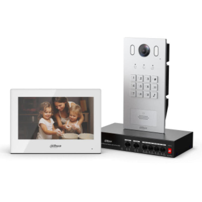 Dahua Ktp05(F) Kit Videoportero Ip Exterior Para Insertar + Monitor Interior