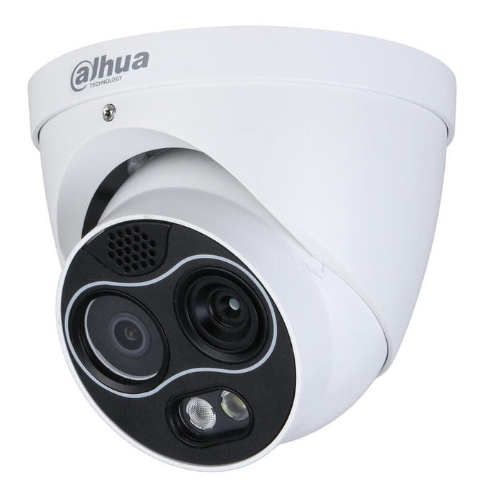 Dahua Tpc-Df1241-B7f8-Dw-S8 Domo Térmico Ip Dual 256*192 7mm + 4m 8mm Ip67 12v Poe