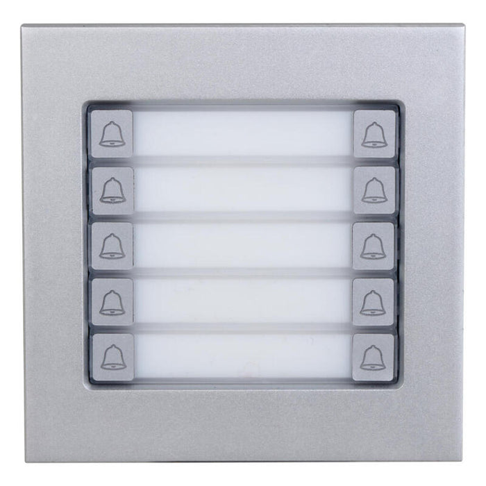 Dahua Vto4202f-Mdb10 Estación Exterior Modular Para Videoportero Ip Con 10 Botones Para Series Vto4202f-X