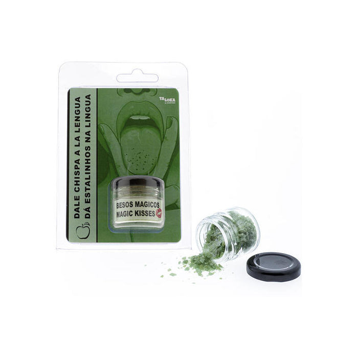 Dale Chispa A La Lengua Sabor Manzana Verde