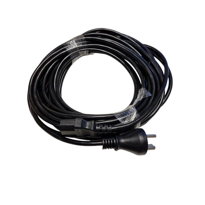 Dansk StrMkabel 10m, Type K  Til C13, H05vv-F, 3g1,00mmý,