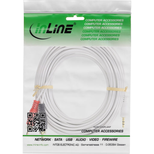 EAN 4043718143931 - InLine 89939W cable de audio 2 m 3,5mm Blanco imagen 2