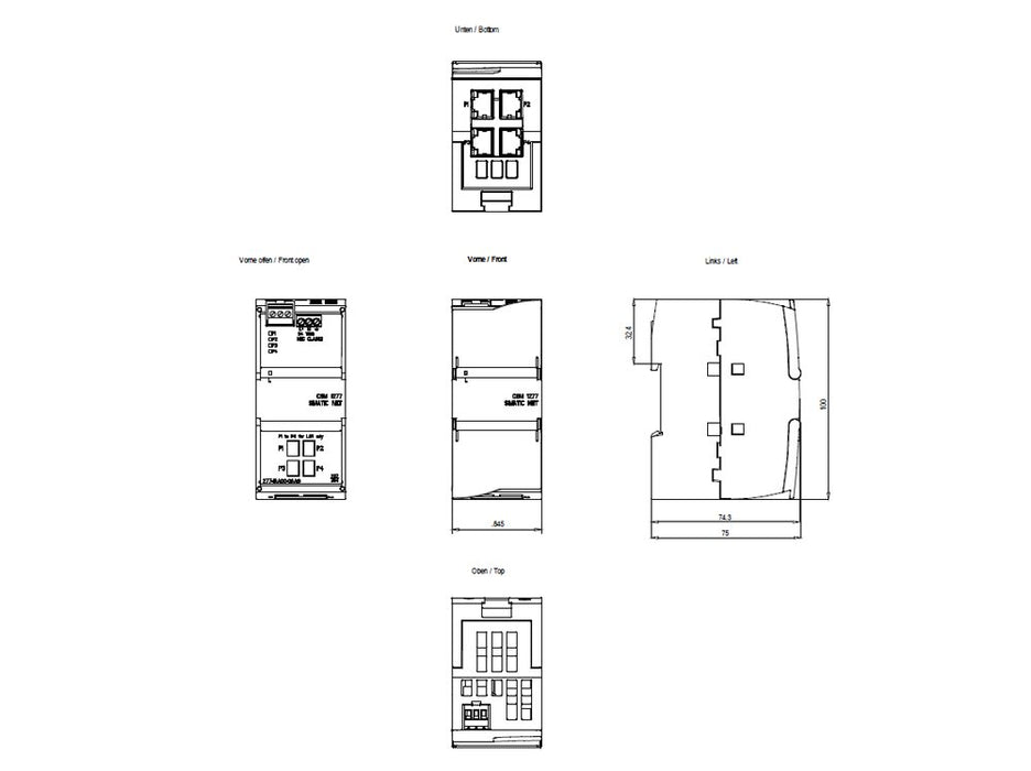 EAN 4019169854399 - Siemens CSM 127 módulo conmutador de red Ethernet rápido imagen 4