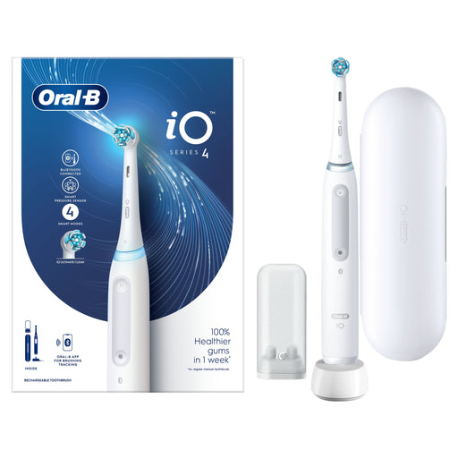 EAN 8006540771419 - Braun Oral B iO 4 Adulto Cepillo dental oscilante Blanco imagen 1