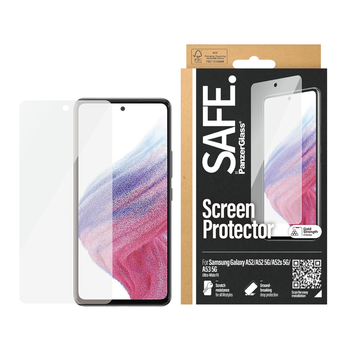 EAN 5711724950575 - PanzerGlass SAFE. by ® Screen Protector Samsung Galaxy A52 | A52 5G | A52s 5G | A53 5G | Ultra-Wide Fit P imagen 2